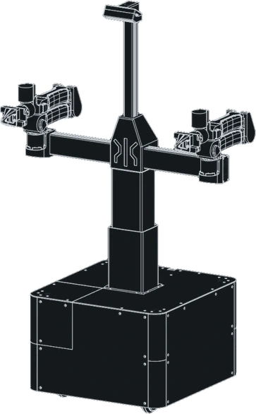 Line drawing of Bit 0.2: a heavier telescoping lift